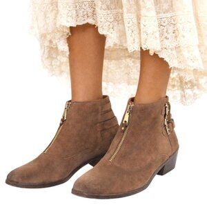 Rebecca Minkoff Alex Brown Suede Triple Buckle Size 6